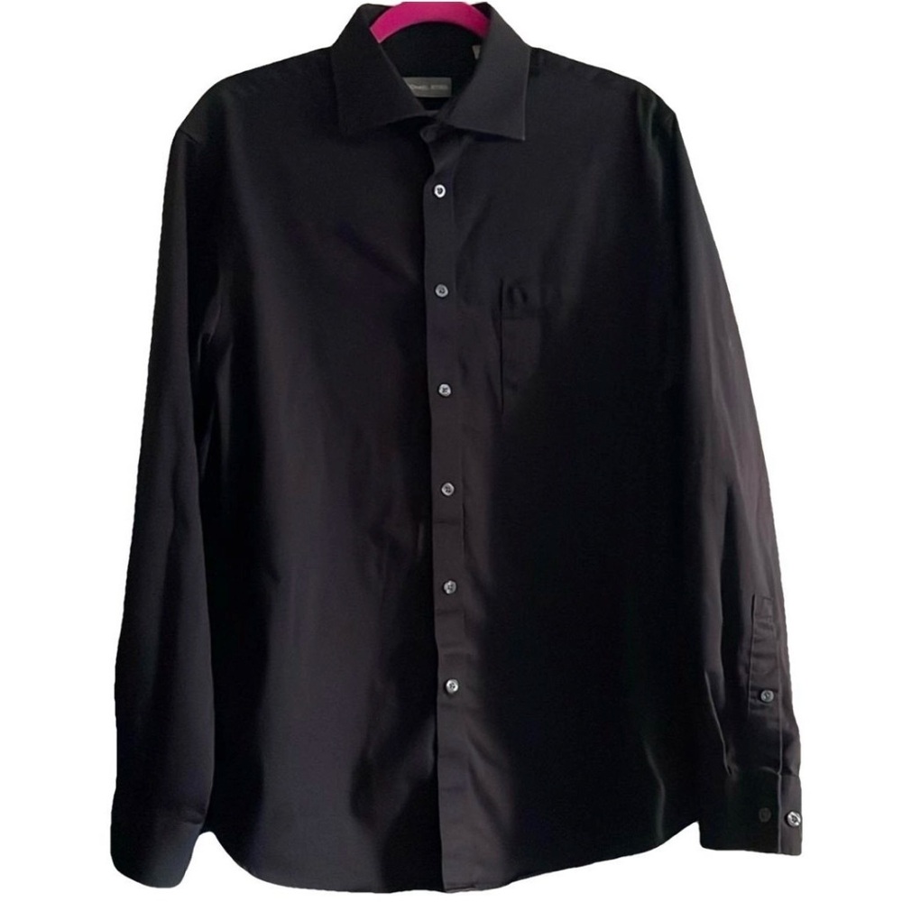 Michael Kors Black Dress Shirt Classic Button-Down NWOT